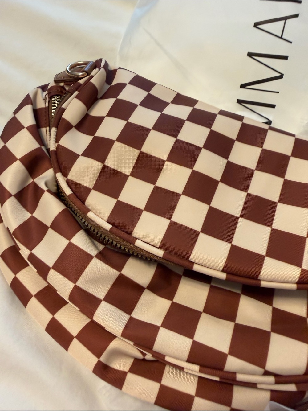 The Viral Checkerboard Women's Crossbody Bum Bag! NWT